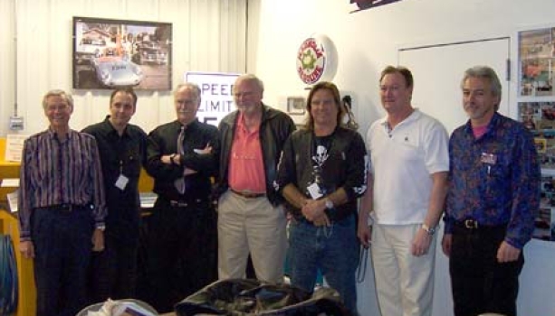 February 25 , 2005 Book Signing: Collectors – Clive Cussler, Harry Mathews, Roger Mitchell and Vinnie Terranova Wheels…A Passion for Collecting Cars